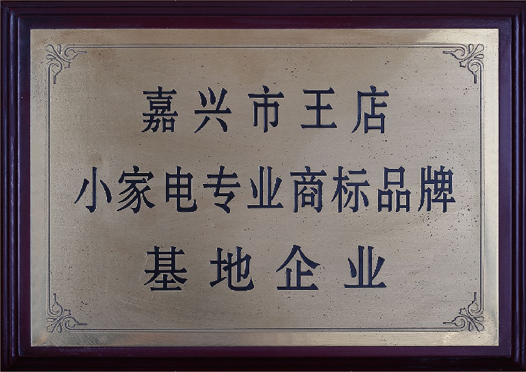 嘉興市王店小家電專業(yè)商標(biāo)品牌基地企業(yè)