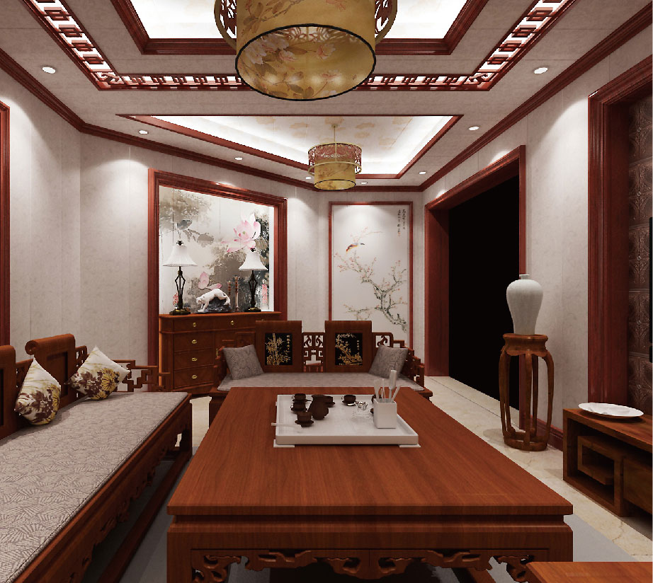 典尚效果圖-客廳