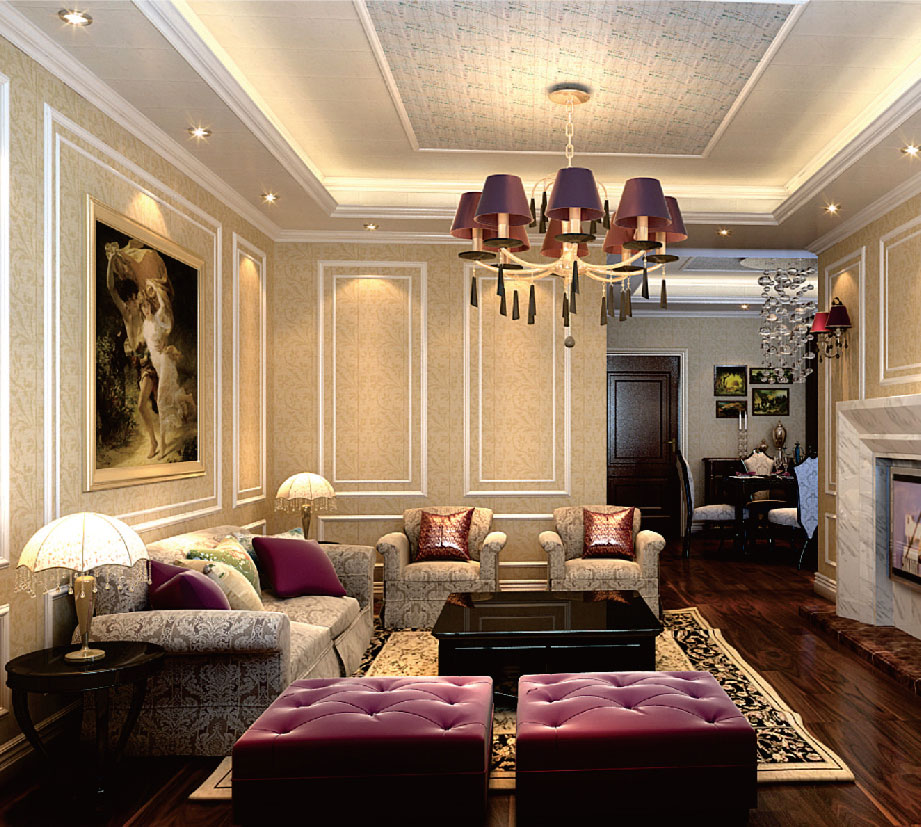 典尚效果圖-客廳