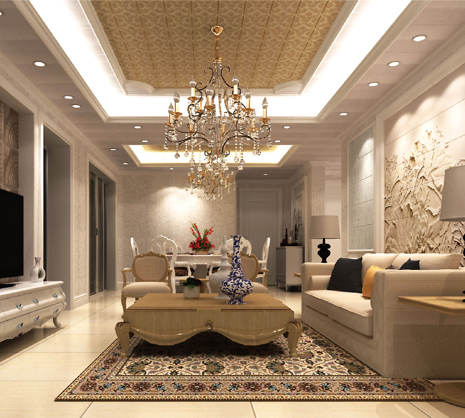 典尚效果圖-客廳